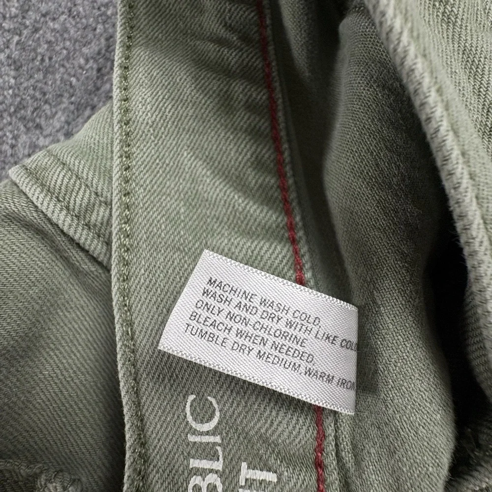 Banana Republic Vintage Straight Jeans Men's 32x32 Green Workwear Heritage